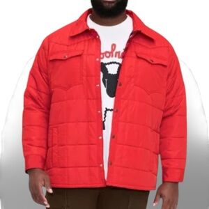 Woolrich x Target Vibrant Red Western “Shacket”